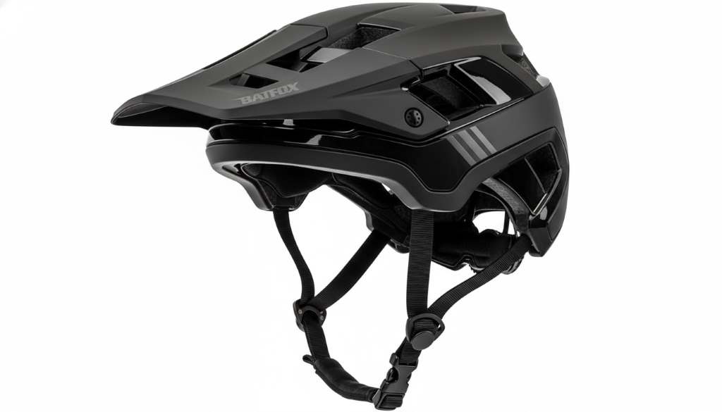 modern lightweight bike helmet highlighting extensive ventilation channels and sleek design