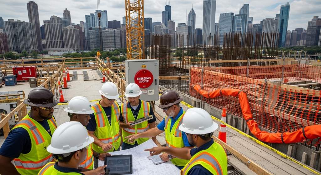Chicago contractors monitoring workplace hazards with digital safety technology