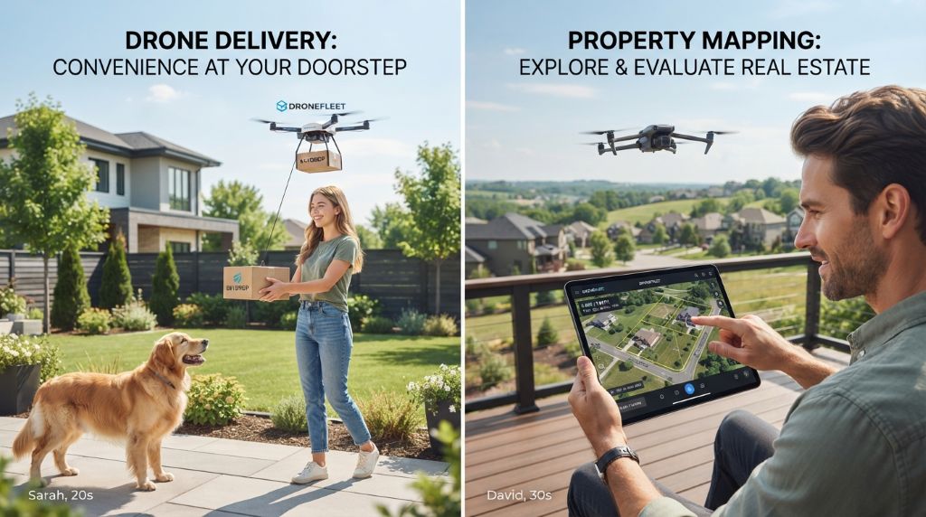 Consumer learning about the growing role of drone technology
