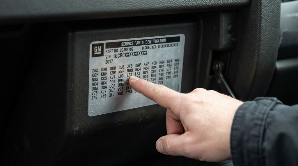 Decoding GM factory options and equipment from RPO codes