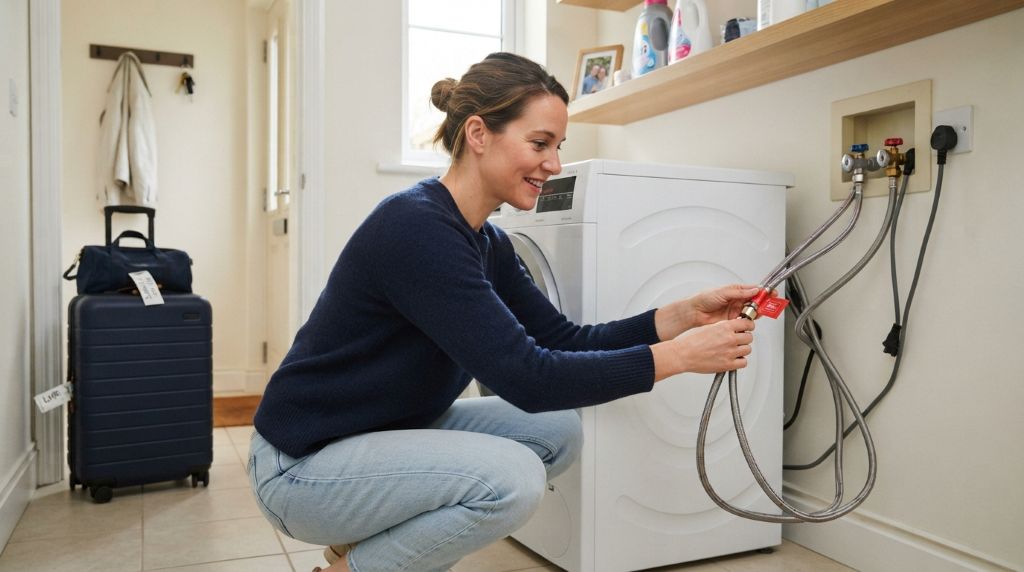 Preventing leaks and water damage while away